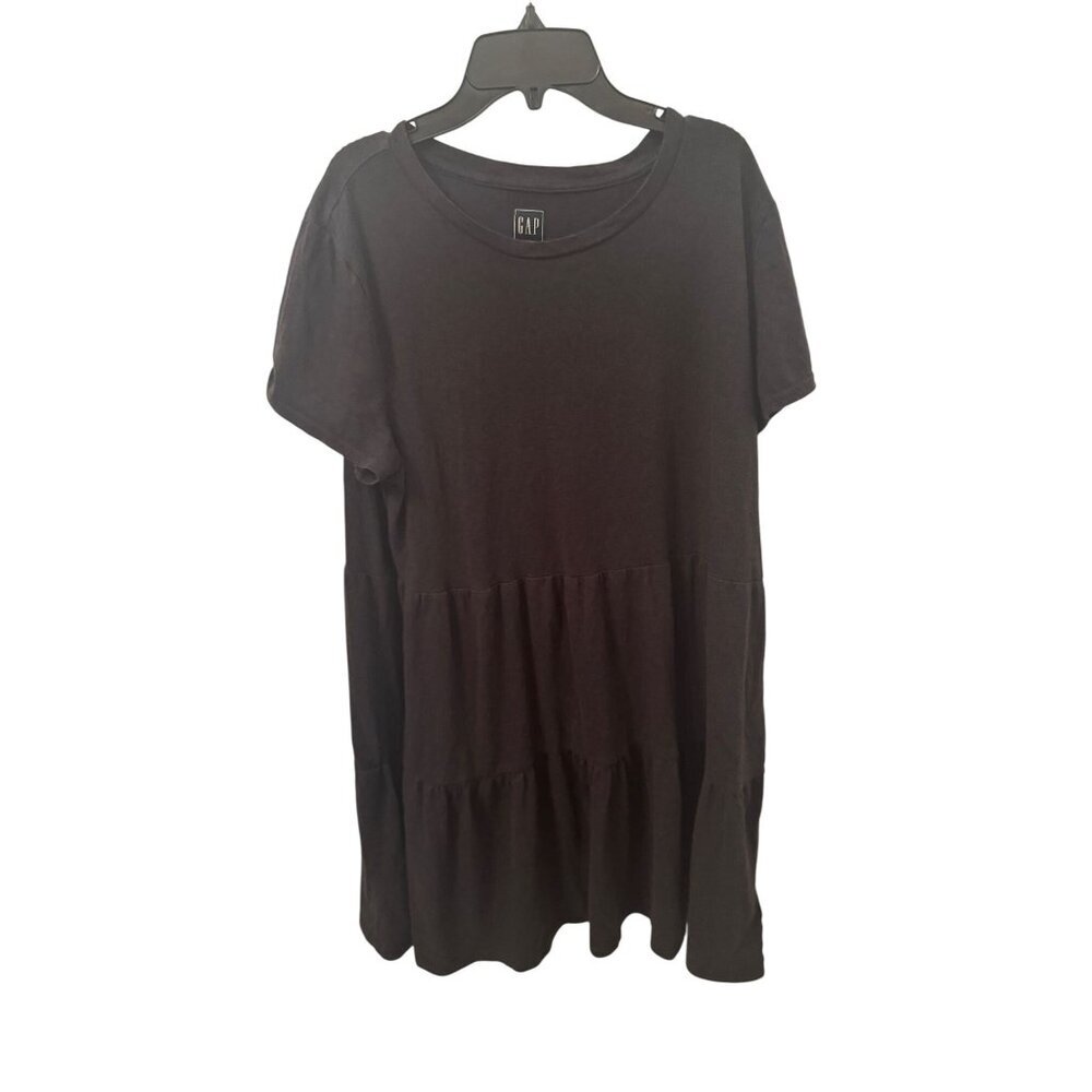 Gap women's tshirt style dress size xl Gray/black